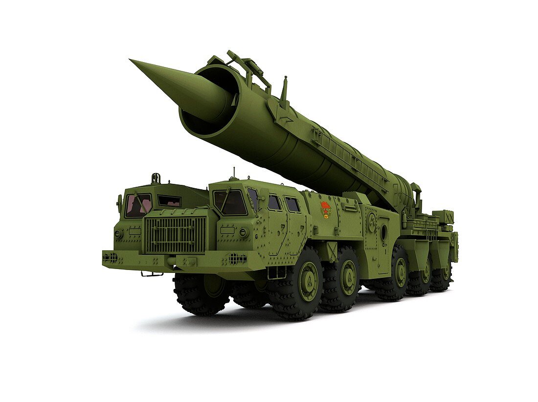 Saber nuclear missile,artwork