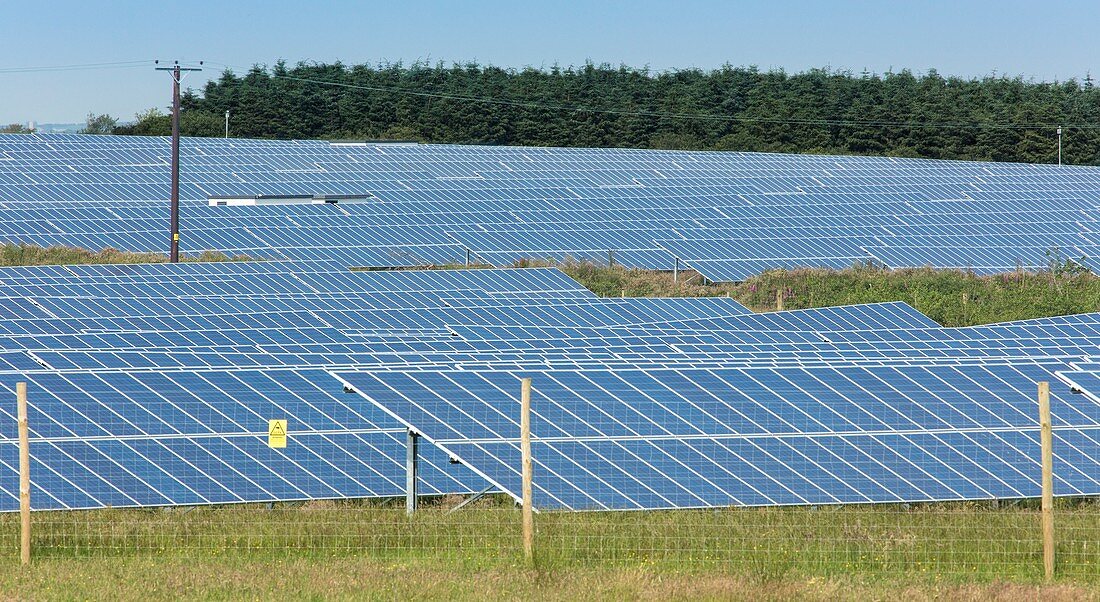 Solar farm,Eastcott,Cornwall