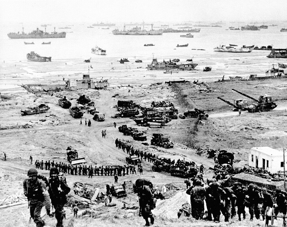 D-Day landings beachhead,1944