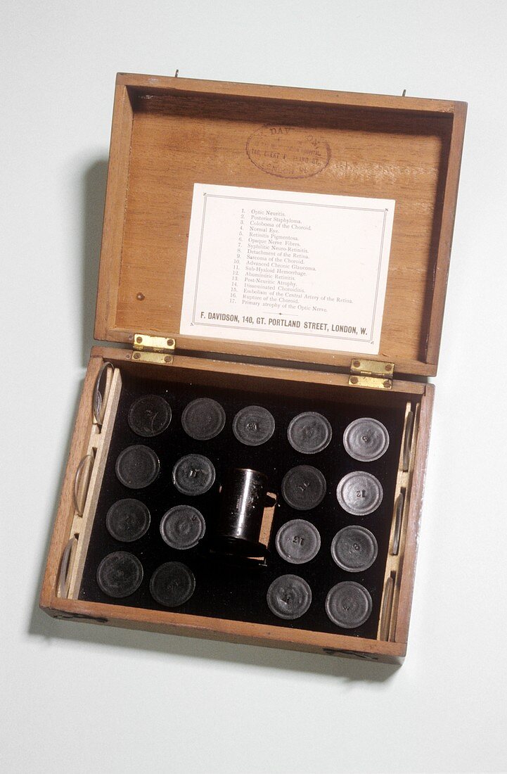 Ophthalmic teaching aid,circa 1900