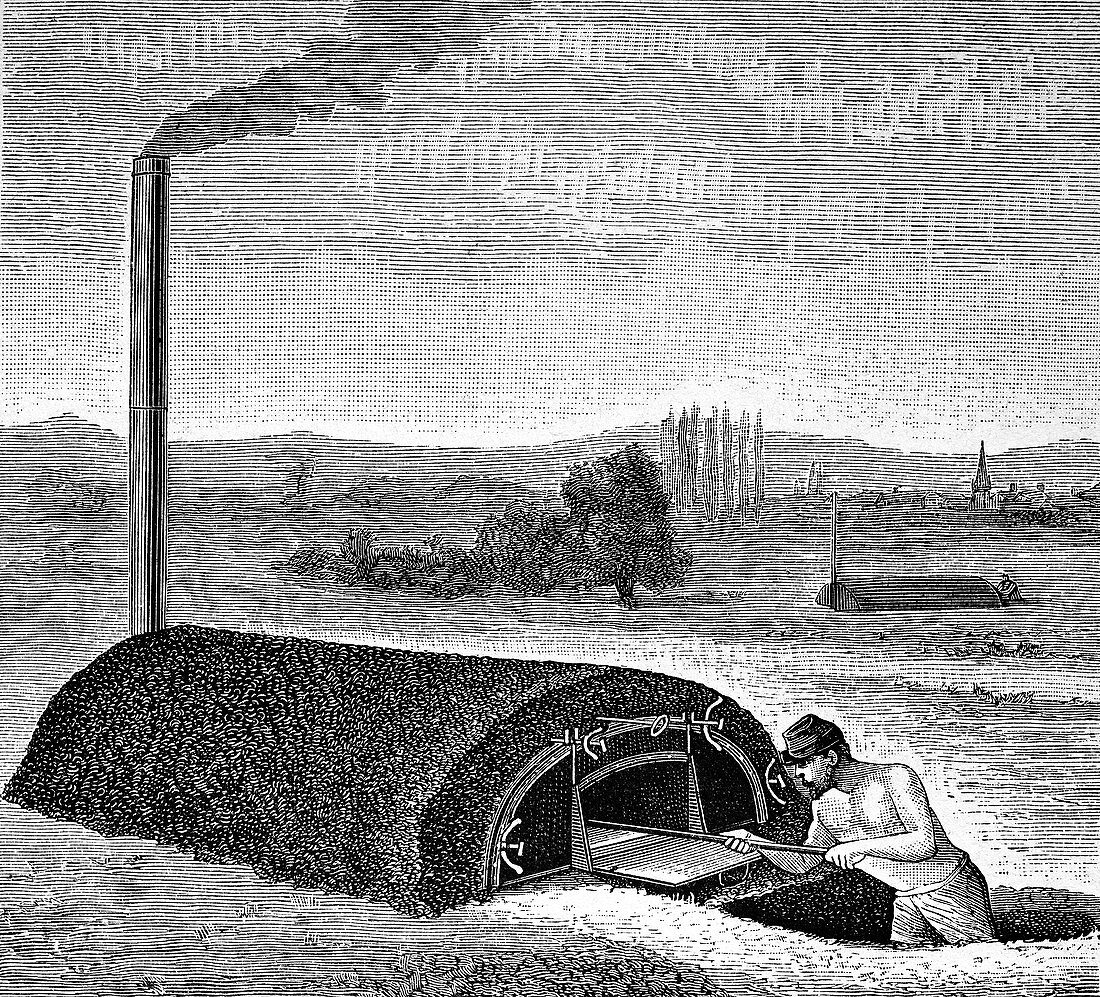 Army oven,19th century artwork