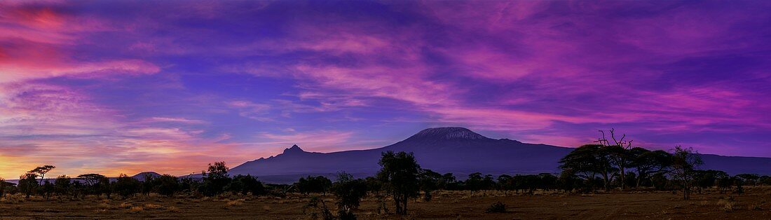 Dawn over Mount Kilimanjaro