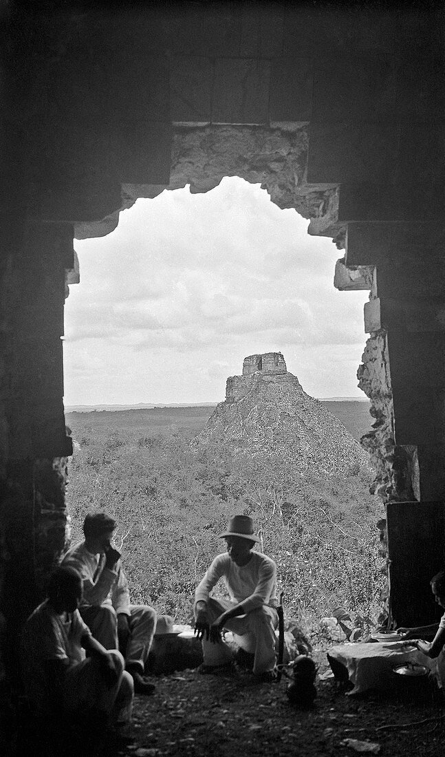 Mayan ruins,1910s
