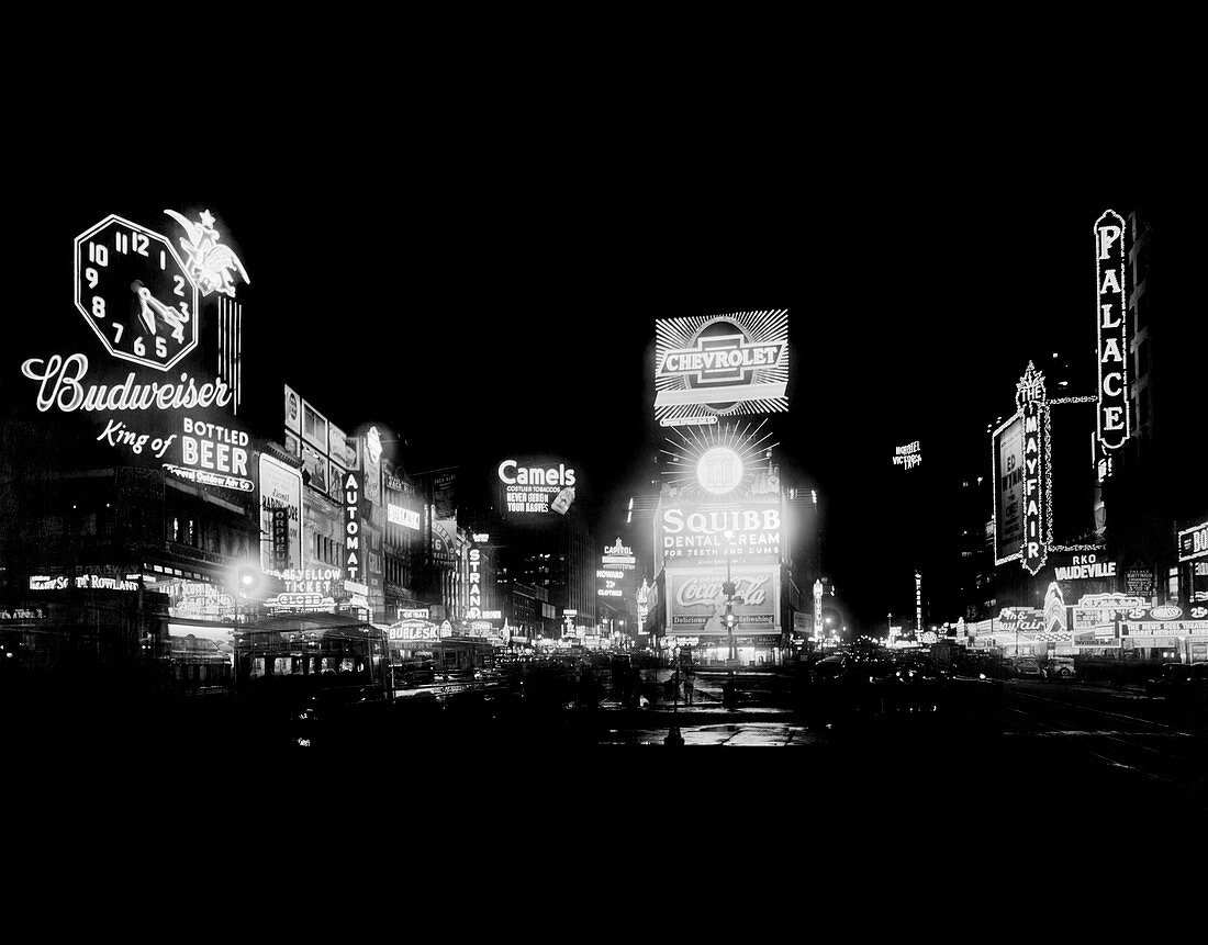 Times Square,New York,USA,1934