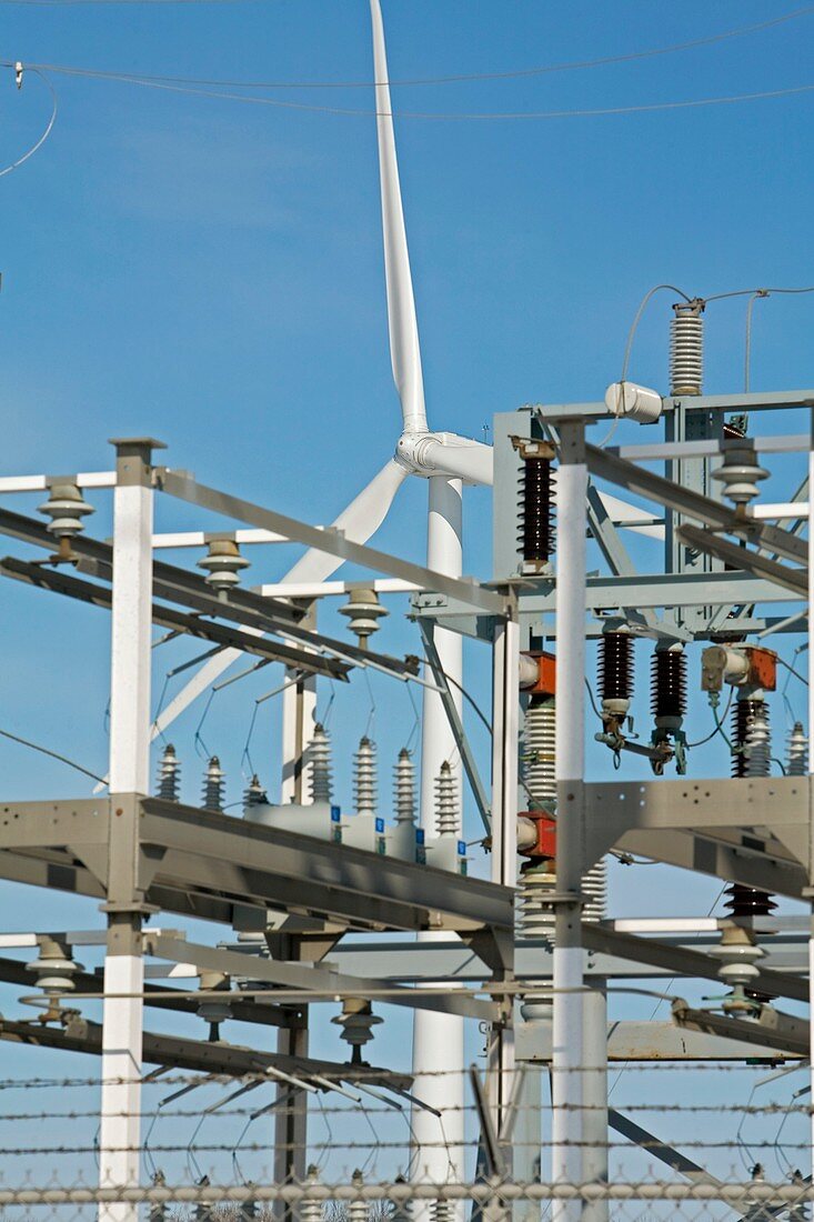 Wind Farm,Michigan,USA