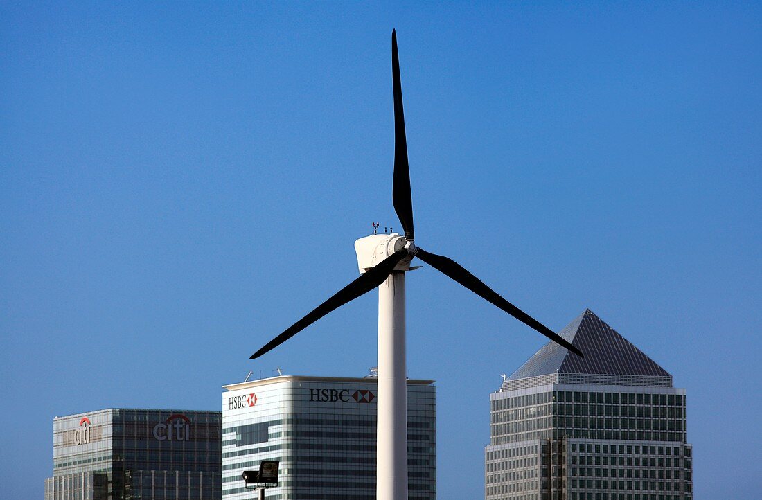 Wind turbine,London,UK