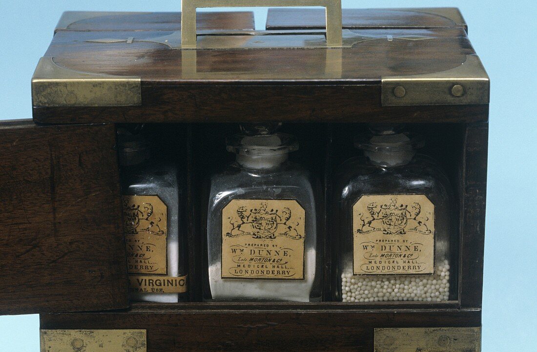 Poison bottles,circa 1820