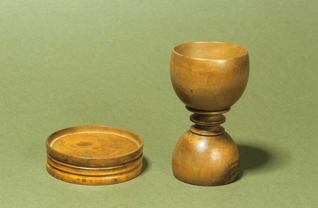 Pharmacist's equipment,circa 1860