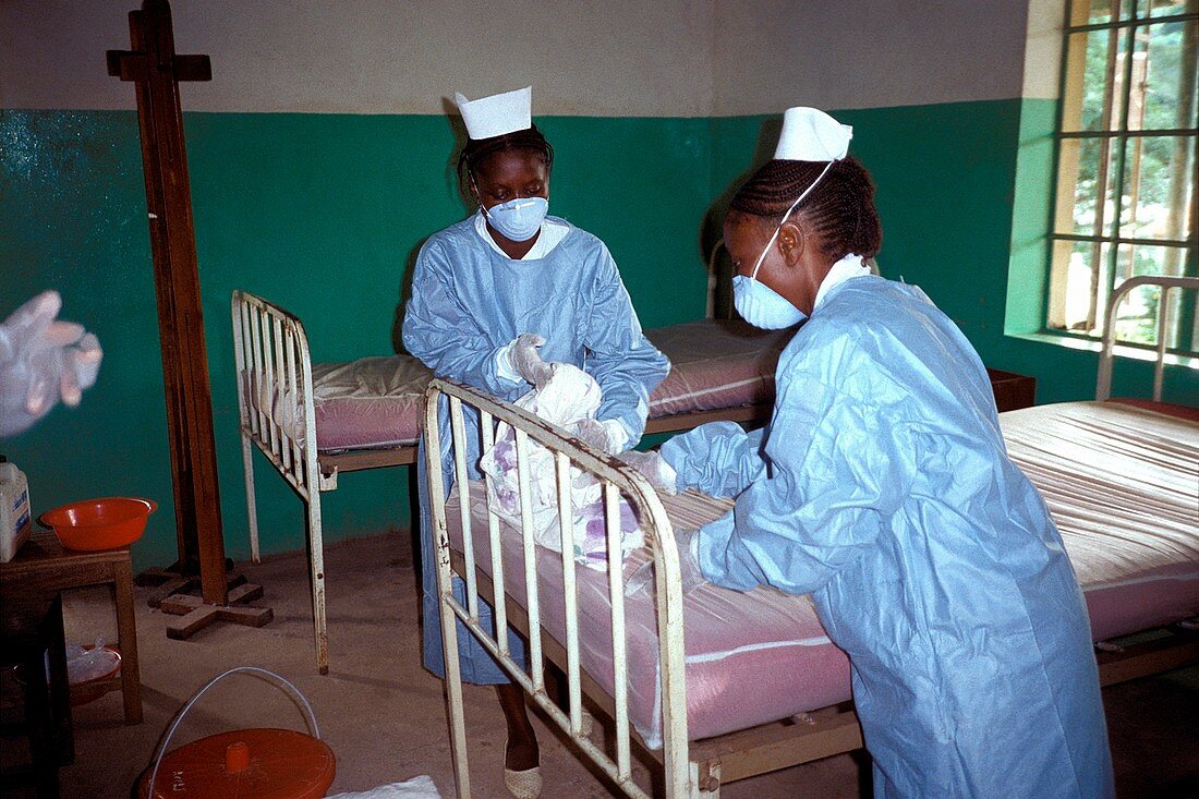 Ebola isolation ward