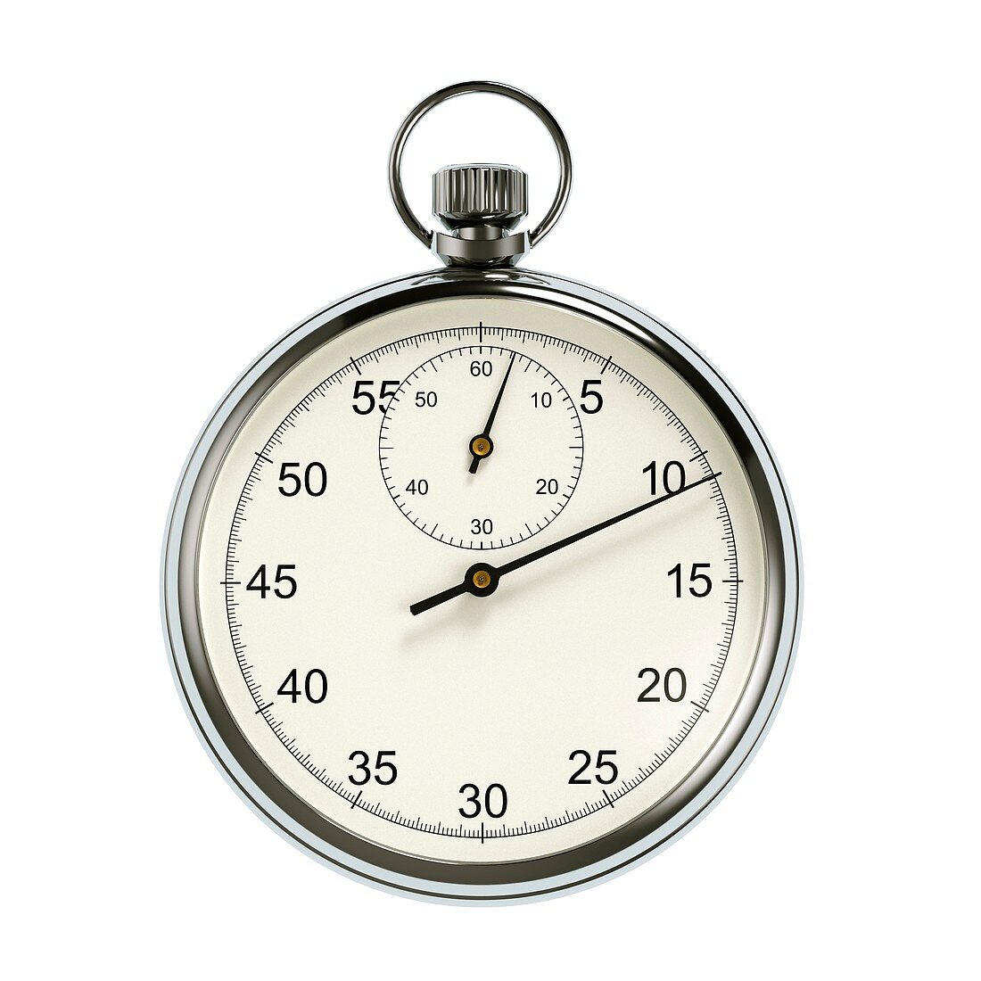 Stopwatch on White Background