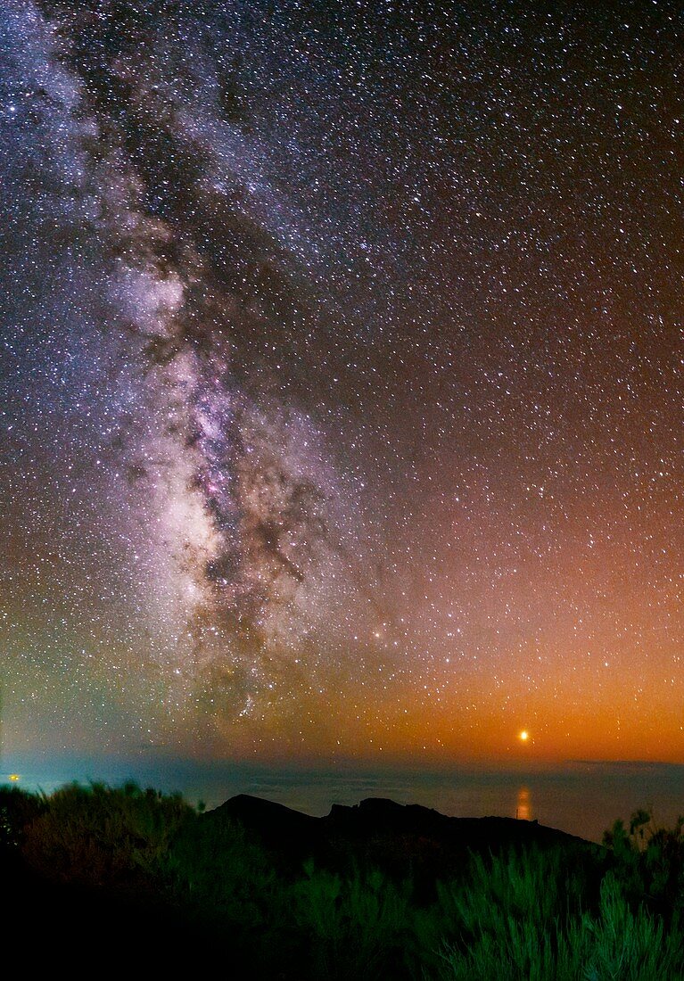 The Milky Way,Canary Islands