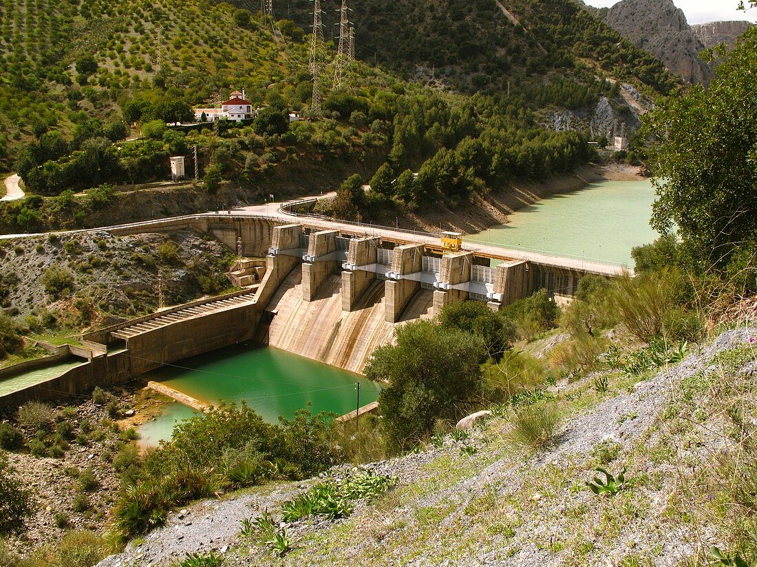 El Chorro Dam,Spain