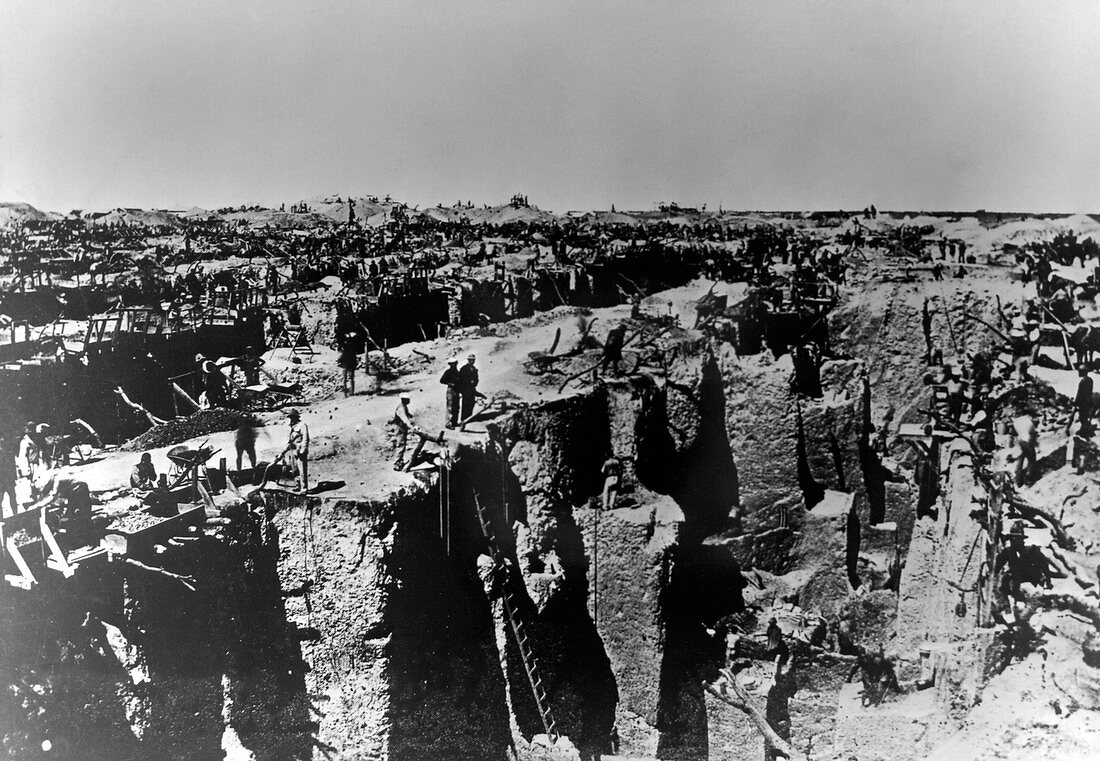 Diamond mine,South Africa 1871