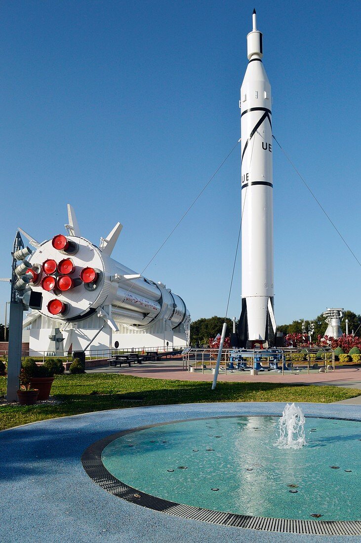 Rocket garden,Kennedy Space Center,USA
