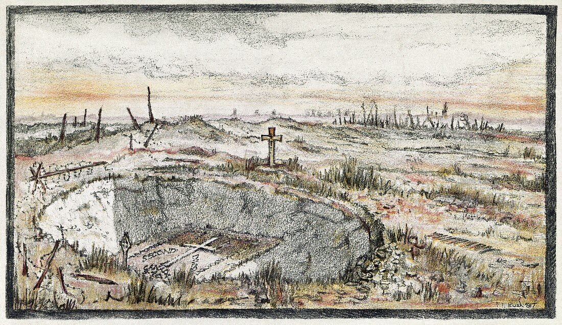 Cemetary on Vimy Ridge,World War I