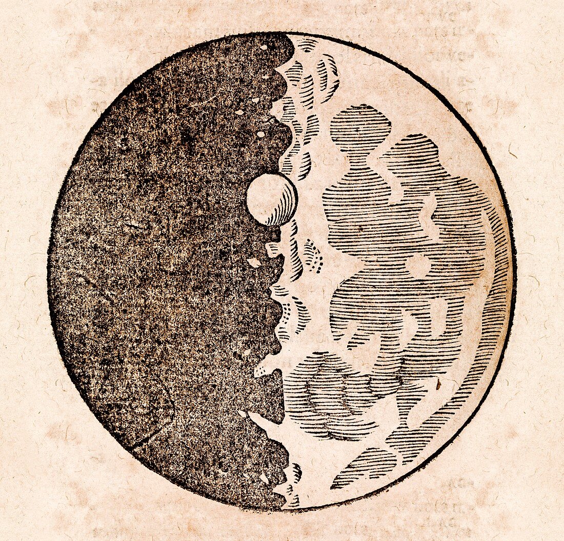 Galileo's Moon observations,1610