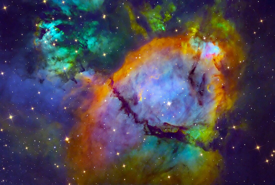 Nebula NGC 896,optical image