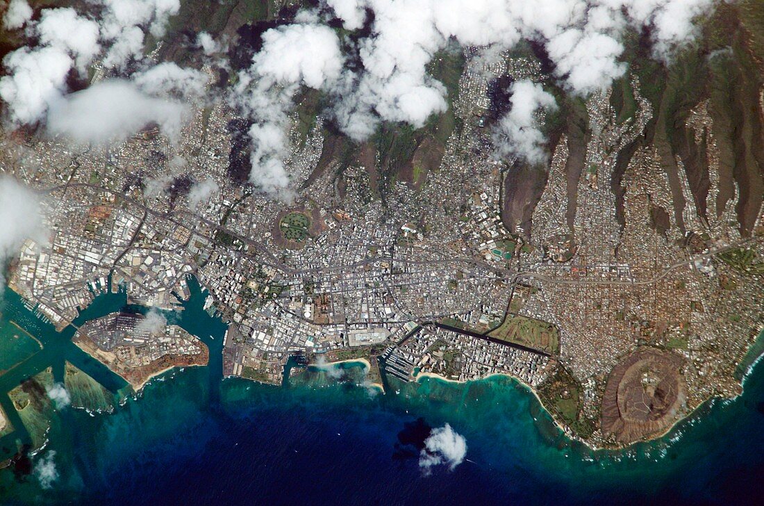 Honolulu,Hawaii,ISS image