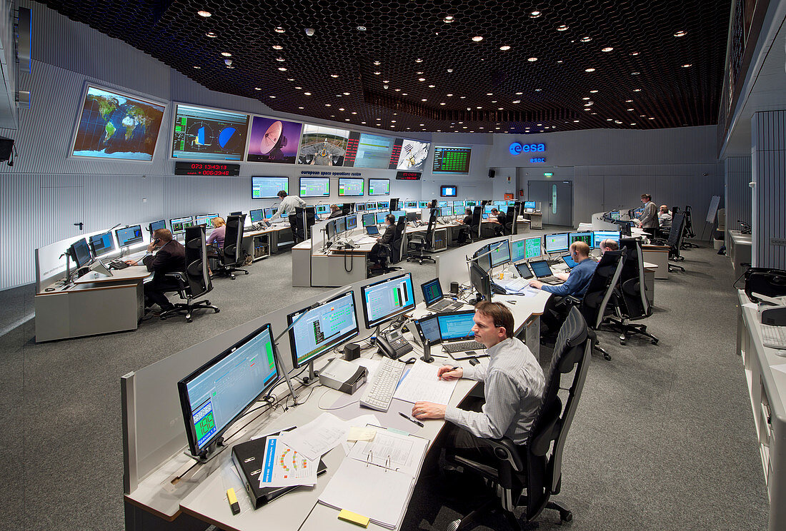 Rosetta mission control team