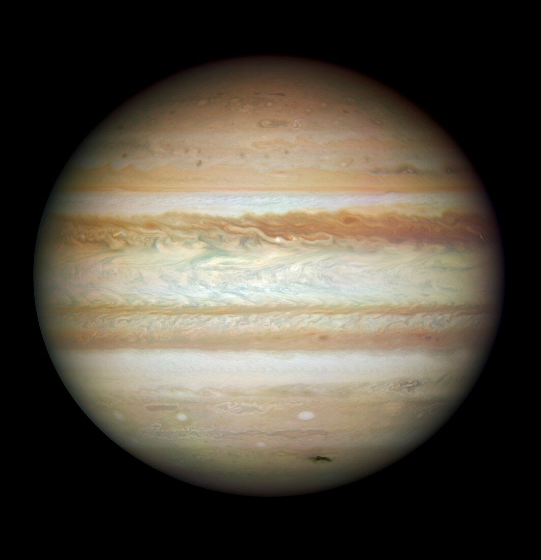 Jupiter in July 2009,HST image