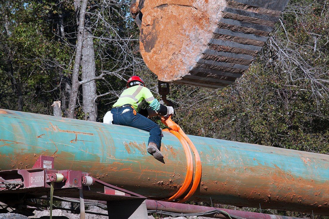 Keystone XL pipeline construction