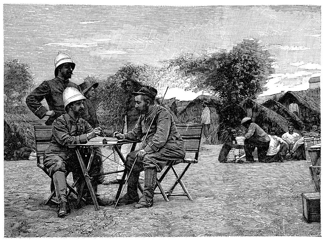 Marchand expedition across Africa,1890s