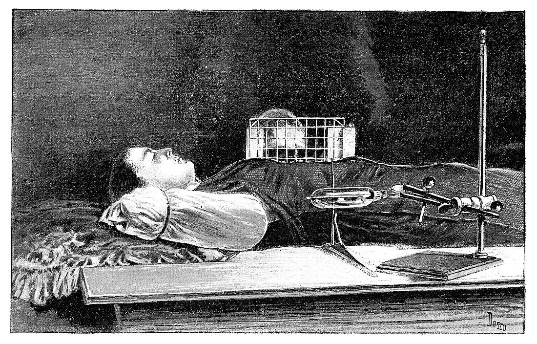 Fluoroscopy experiment,1898