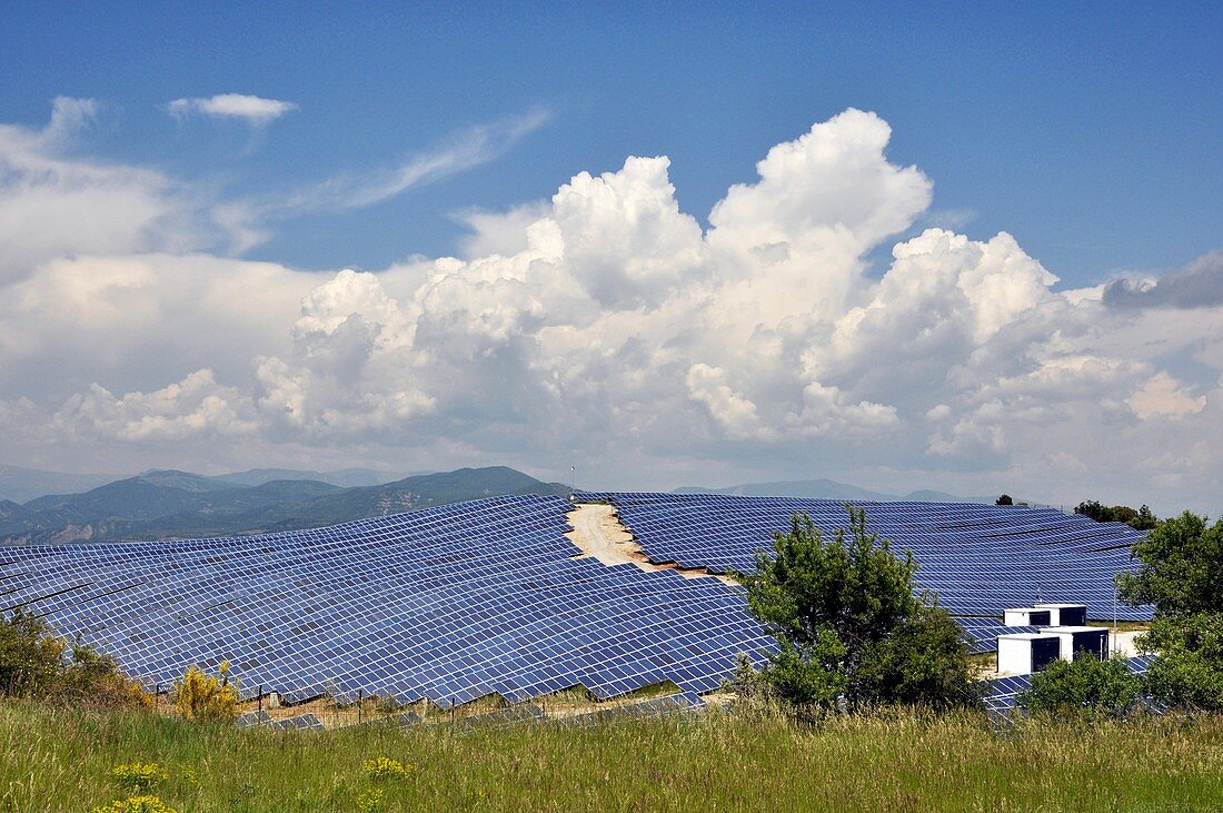 Solar farm,France