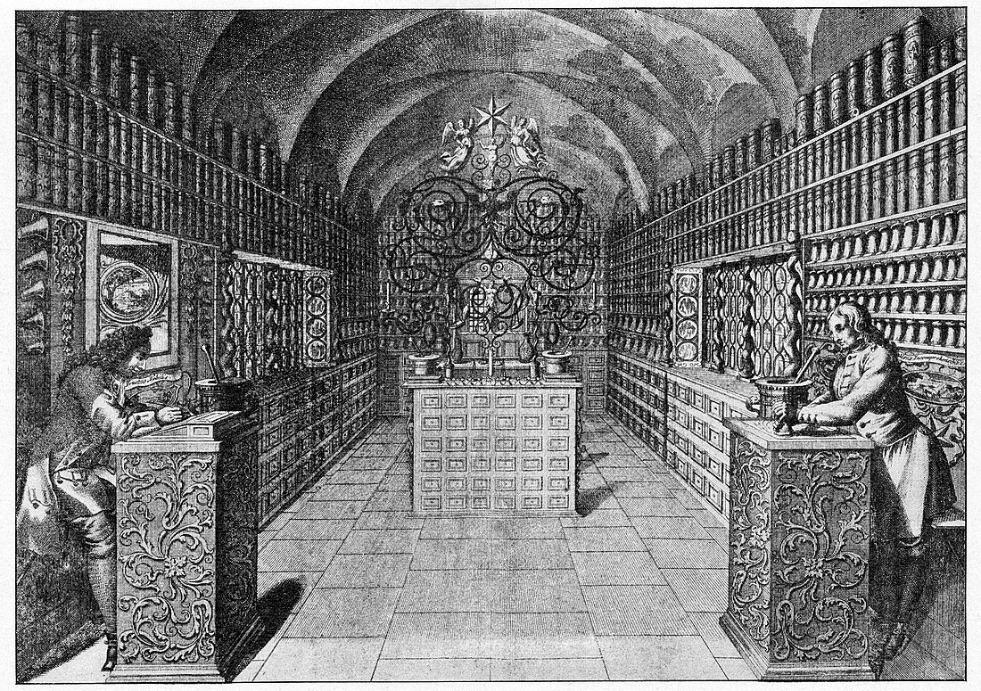 17th Century German pharmacy