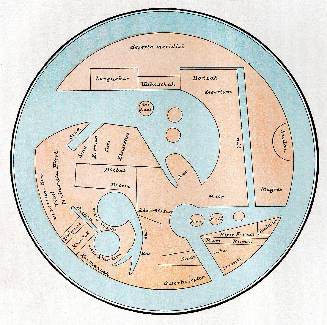 The Globe of Estakhri,historical artwork