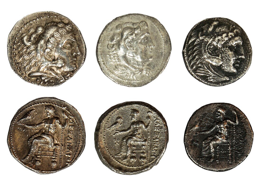 Silver Tetradrachm coins