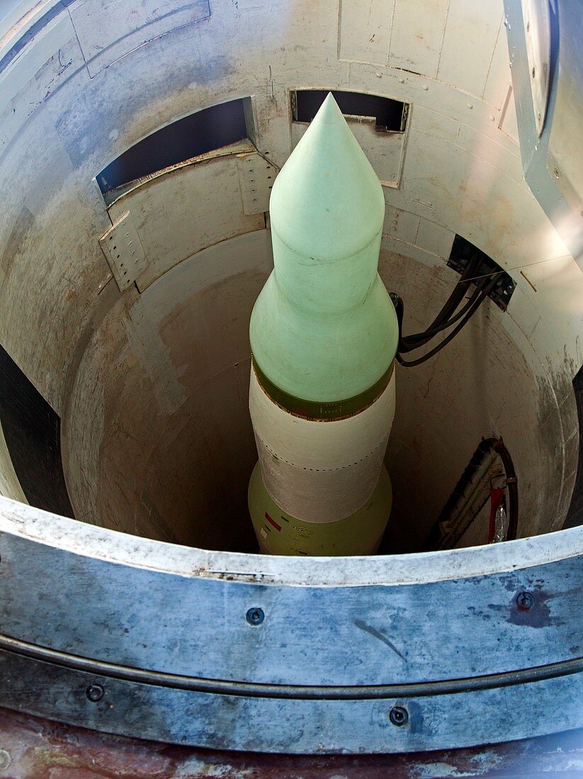 Minuteman missile in silo