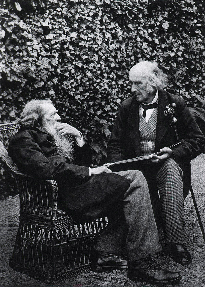 John Ruskin and Henry Acland,1893