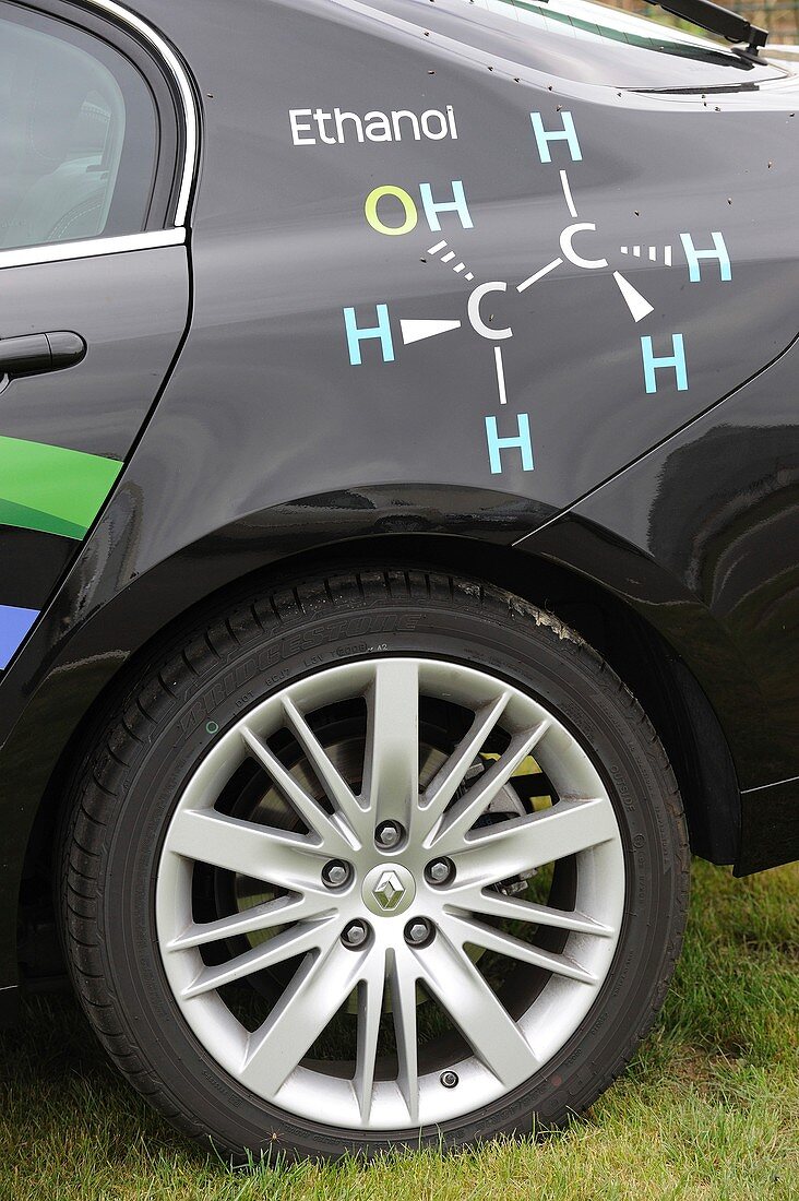 Ethanol-fuelled car