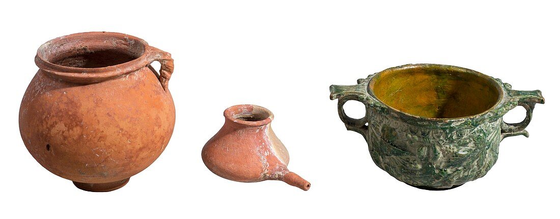 Nabatean clay vessels