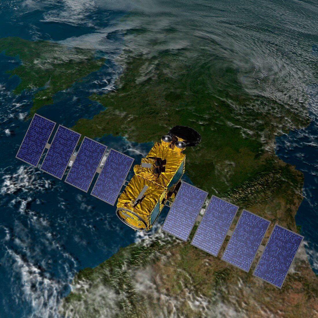 Jason-3 satellite,artwork