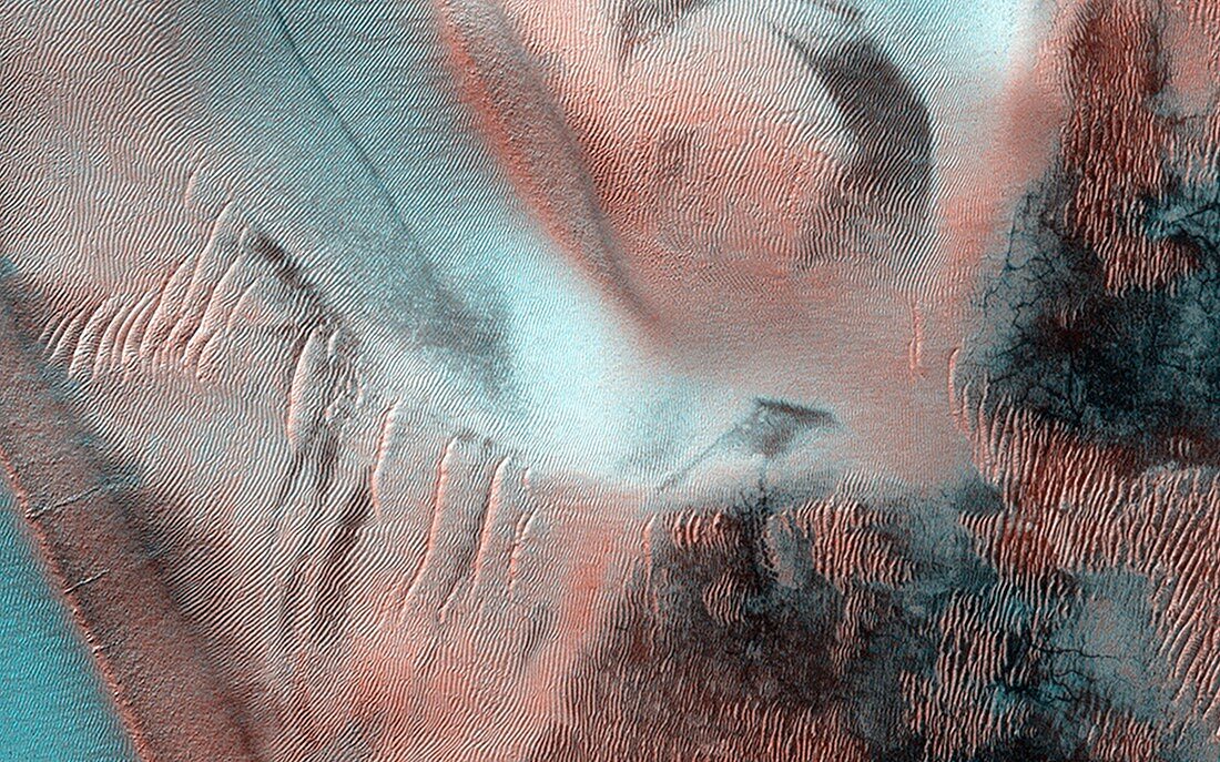Richardson Crater,Mars,MRO image