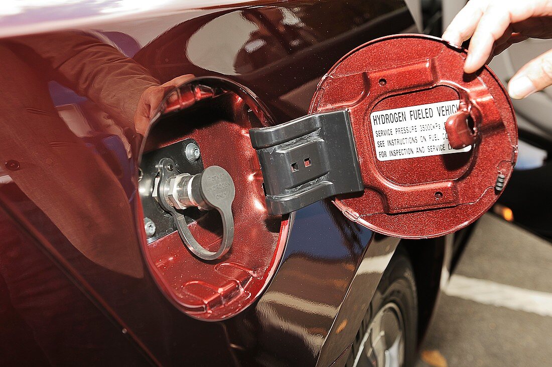 Hydrogen car fuel valve