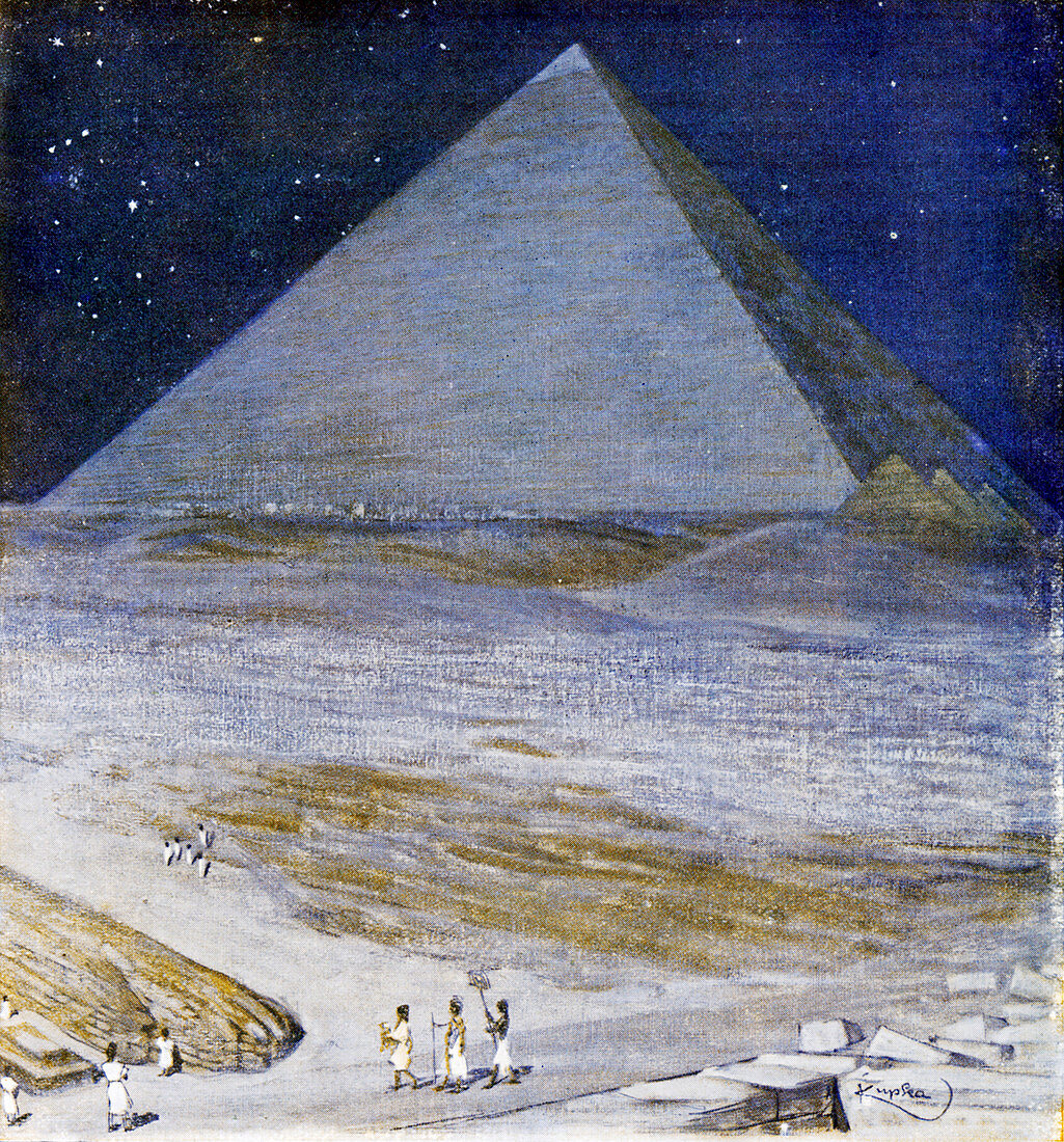 Great Pyramid of Giza,illustration