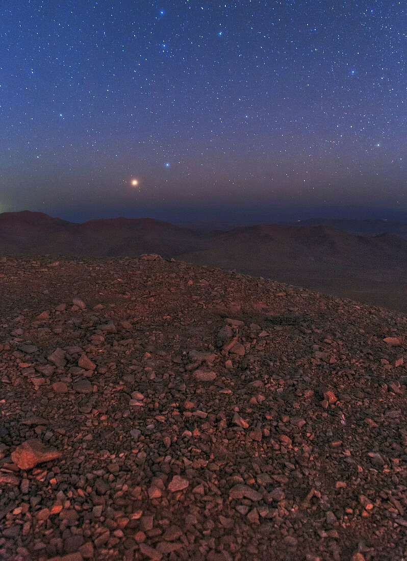 Mars in opposition,Chile