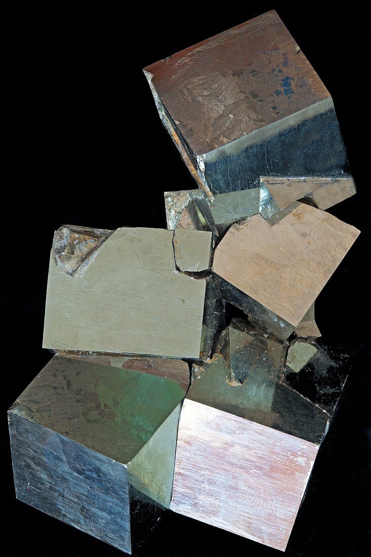 Pyrite cubes II