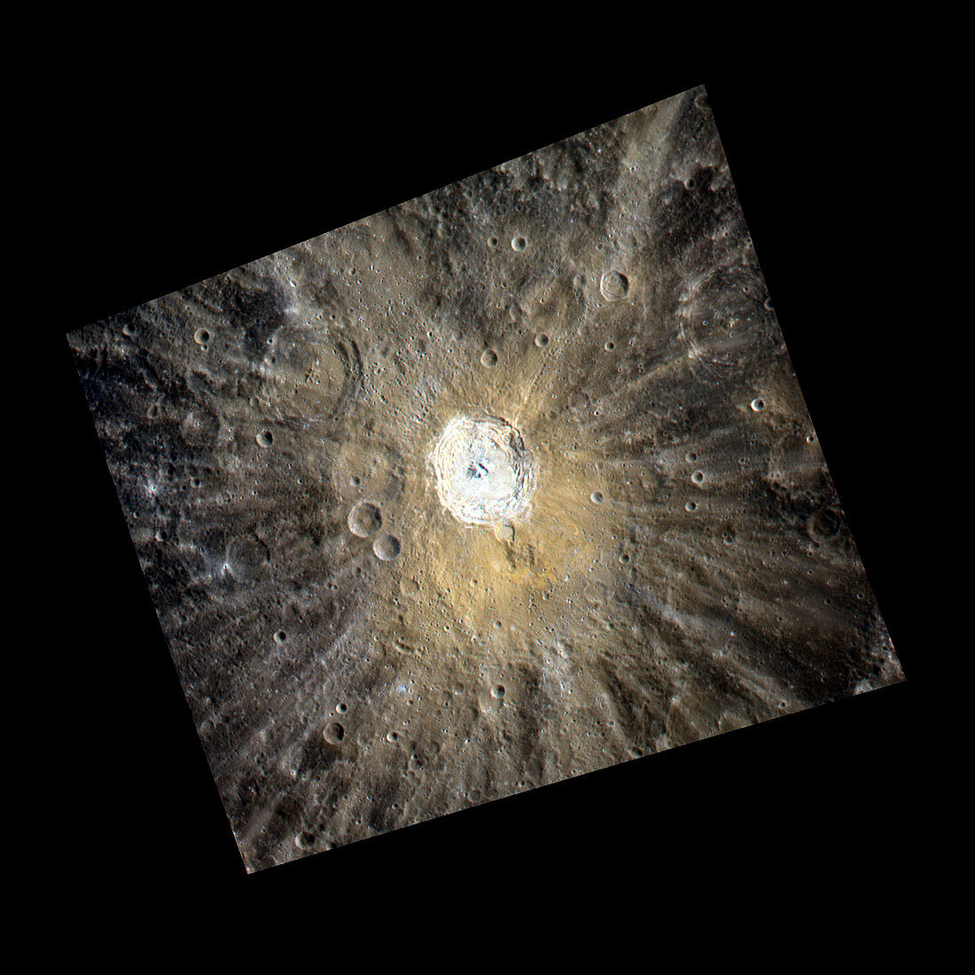 Kuiper crater,Mercury,MESSENGER