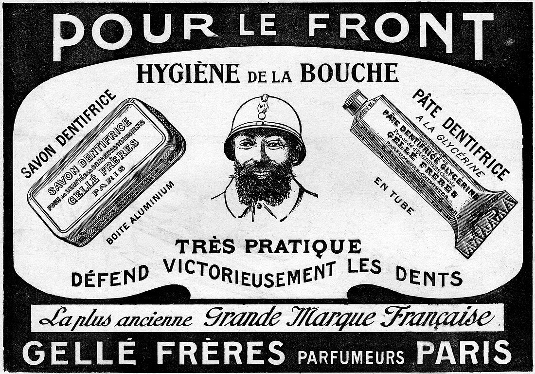 1916 toothpaste advert