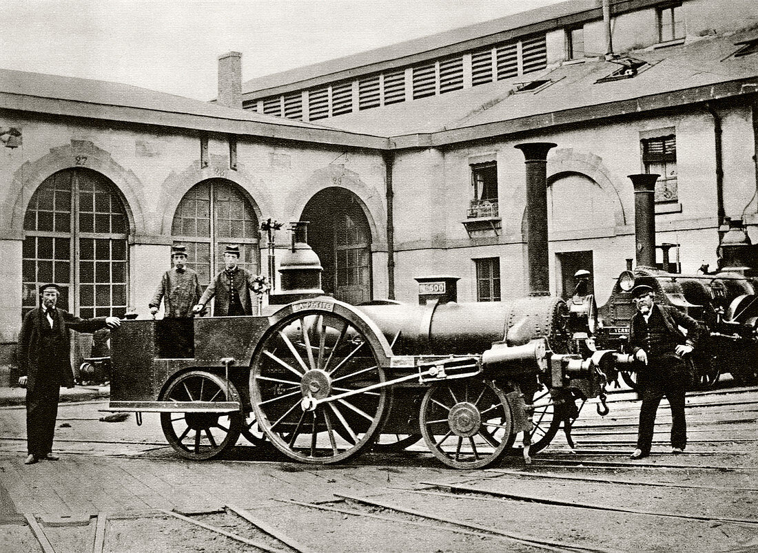 La Petite locomotive,historical image