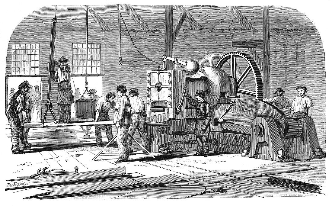 Sheet metal workers,19th century