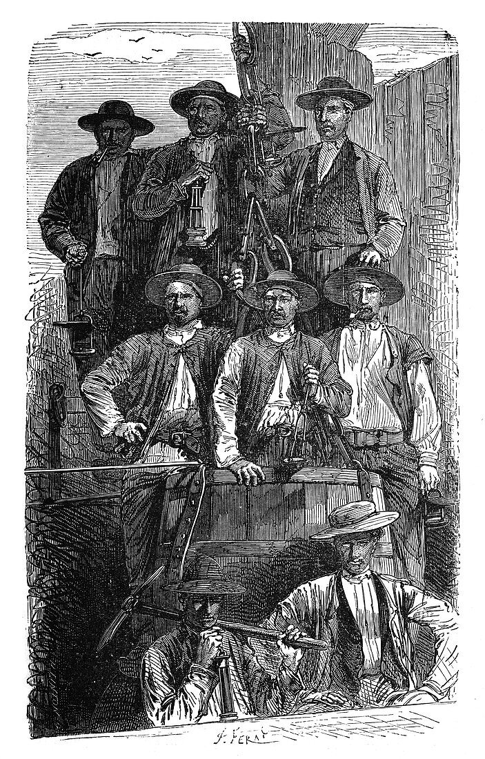 Coal miners,19th century