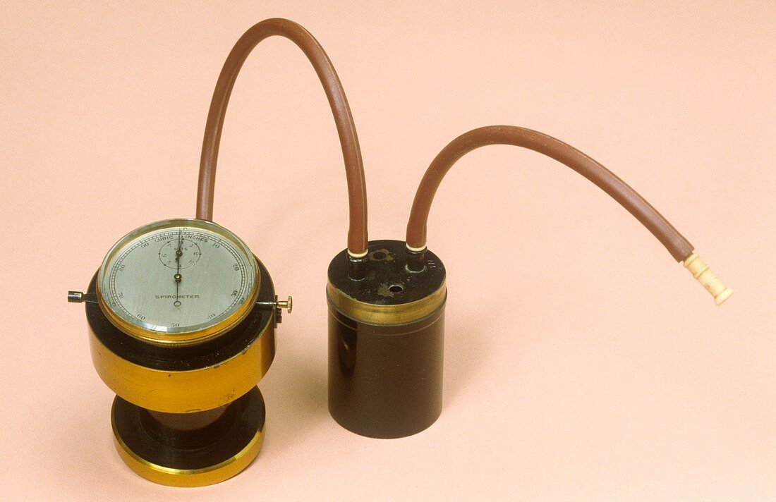 Spirometer,circa 1870