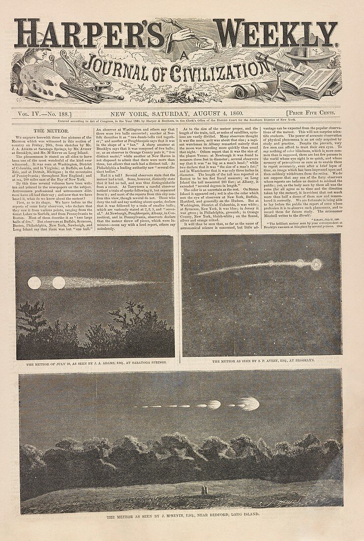 Meteor procession of 20 July 1860
