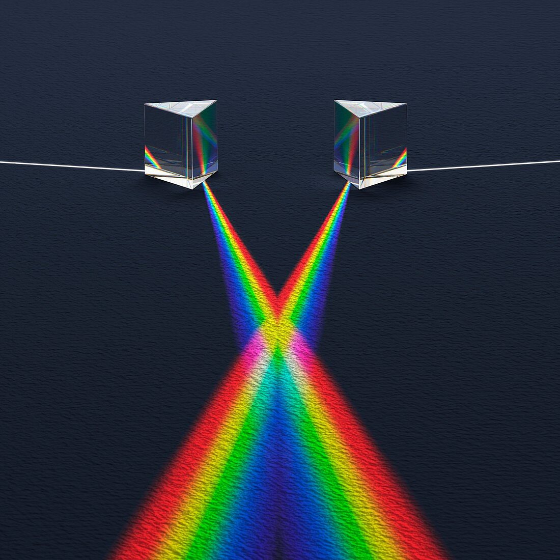 Crossed Prisms with Spectra