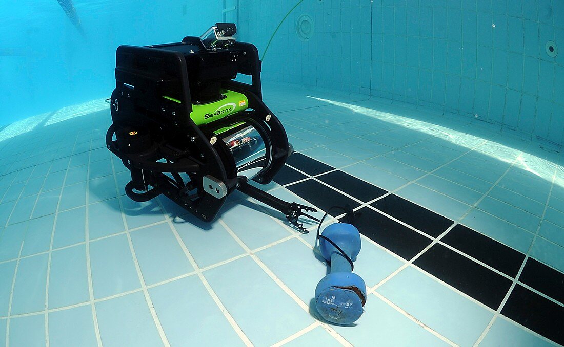 Underwater reconnaissance vehicle testing